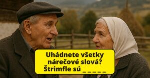 Otestujte sa v nárečiach: Viete, čo znamenajú slová fertucha, frištuk či šerbel?
